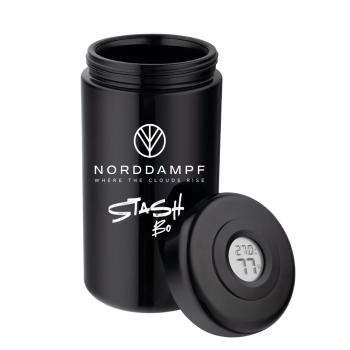 Norddampf Stashbox Mironglass mit Hygrometer - 500ml